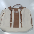 BLOOPER BAG: Monogrammed Weekender Bag