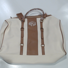 BLOOPER BAG: Monogrammed Weekender Bag