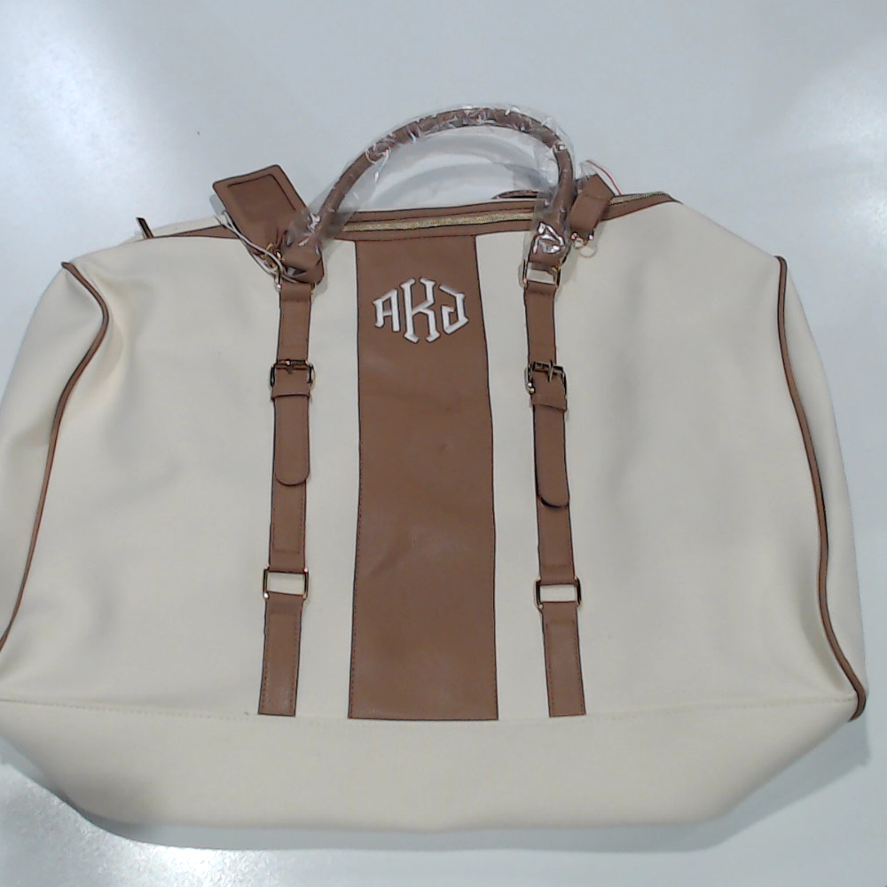 BLOOPER BAG: Monogrammed Weekender Bag