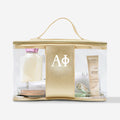 Alpha Phi Clear Train Case | Monogrammed Sorority Travel Accessories