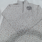 BLOOPER CLOTHING: Monogrammed Quarter Zip Sweatshirt