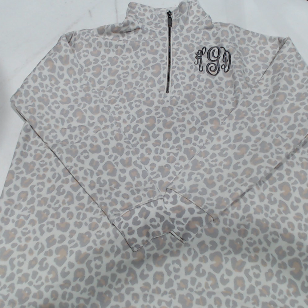 BLOOPER CLOTHING: Monogrammed Quarter Zip Sweatshirt