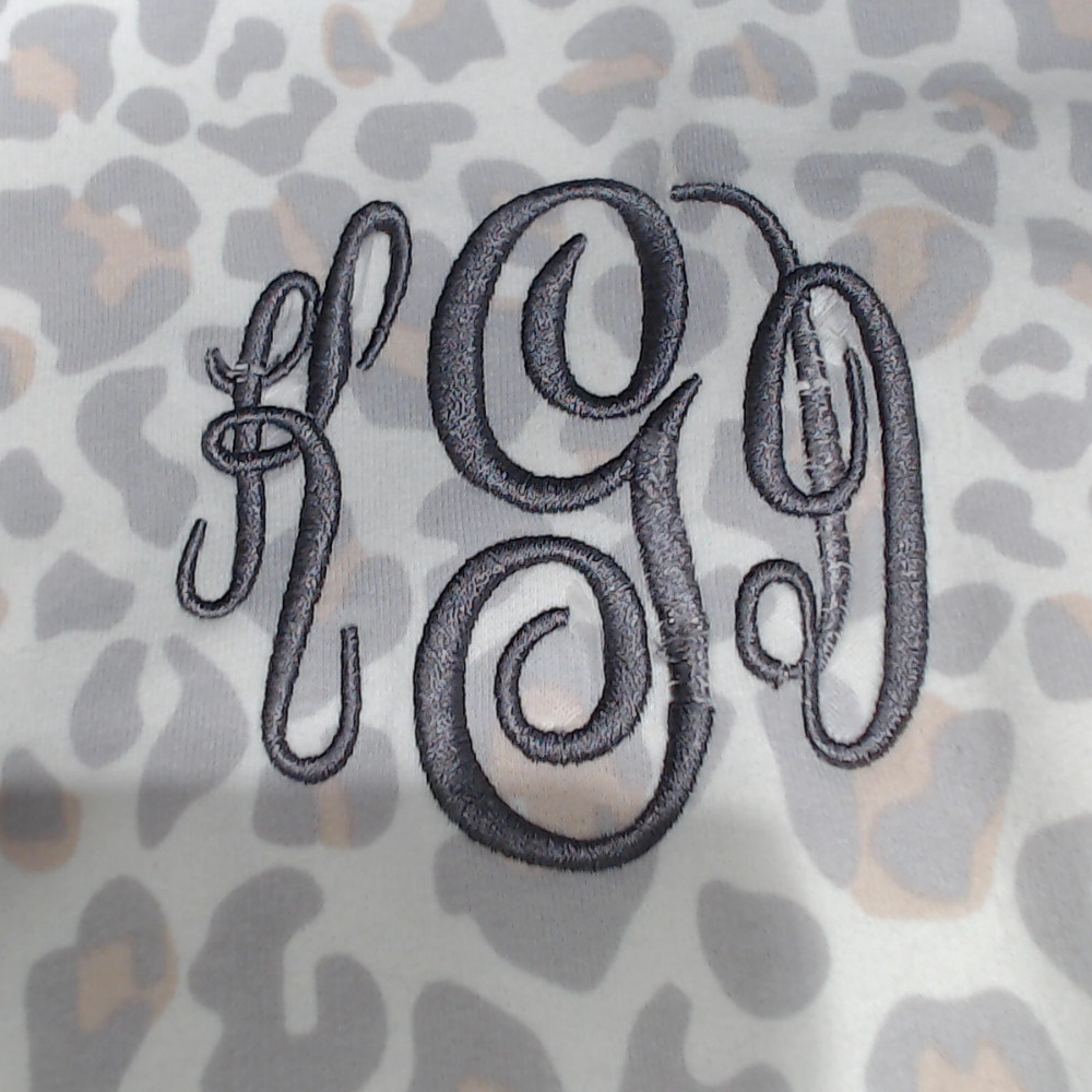 BLOOPER CLOTHING: Monogrammed Quarter Zip Sweatshirt