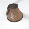 BLOOPER ACCESSORY: Monogrammed Packable Straw Visor