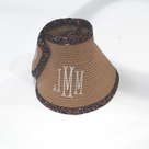 BLOOPER ACCESSORY: Monogrammed Packable Straw Visor
