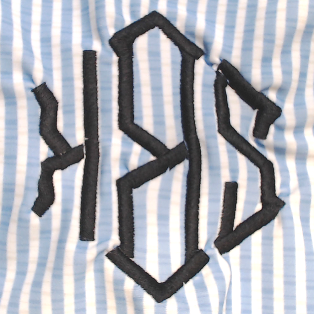 BLOOPER SWIM: Monogrammed Ruched Tankini