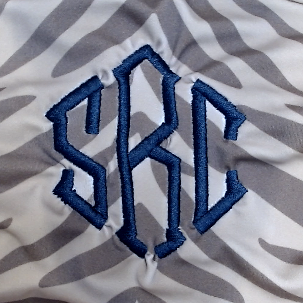 BLOOPER SWIM: Monogrammed One Piece Bathing  Suit