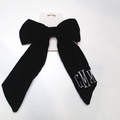 BLOOPER ACCESSORY: Monogrammed Velvet Bow