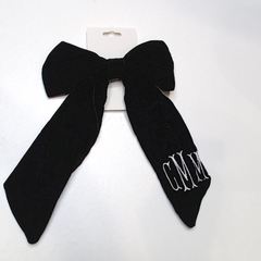 BLOOPER ACCESSORY: Monogrammed Velvet Bow