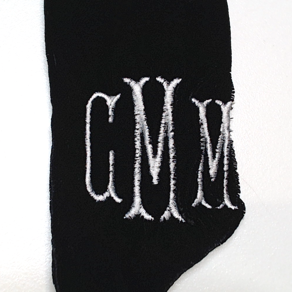 BLOOPER ACCESSORY: Monogrammed Velvet Bow