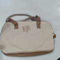 BLOOPER BAG: Monogrammed Canvas Weekender