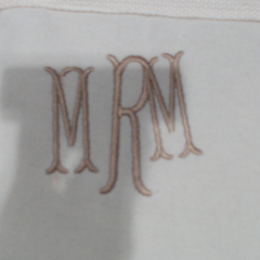 BLOOPER BAG: Monogrammed Canvas Weekender