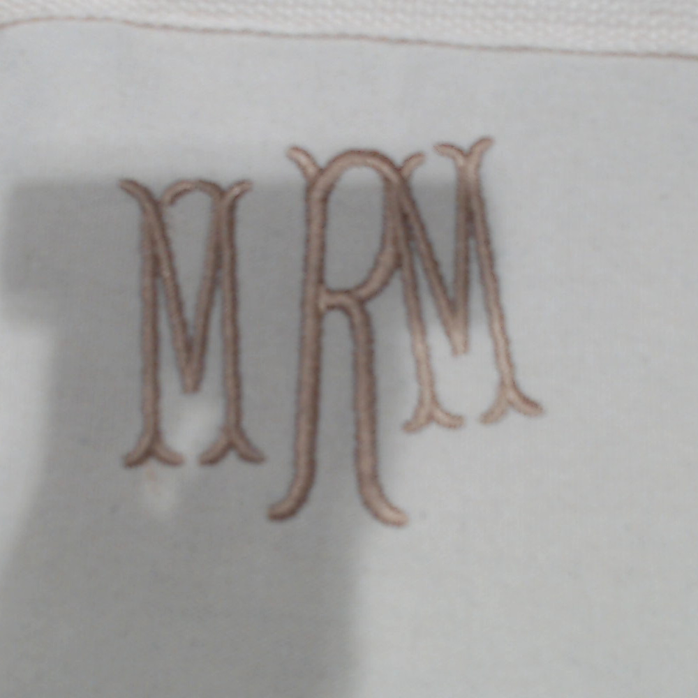BLOOPER BAG: Monogrammed Canvas Weekender