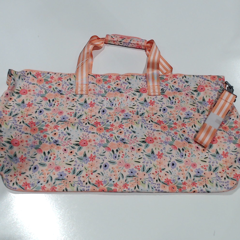 BLOOPER BAG: Monogrammed Weekend Bag
