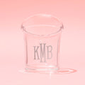 Personalized Makeup Brush Holder in Clear