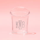 Personalized Makeup Brush Holder | Clear