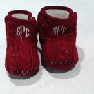 BLOOPER KIDS: Monogrammed Baby Booties