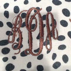 BLOOPER ACCESSORY: Monogrammed Keychain Wallet