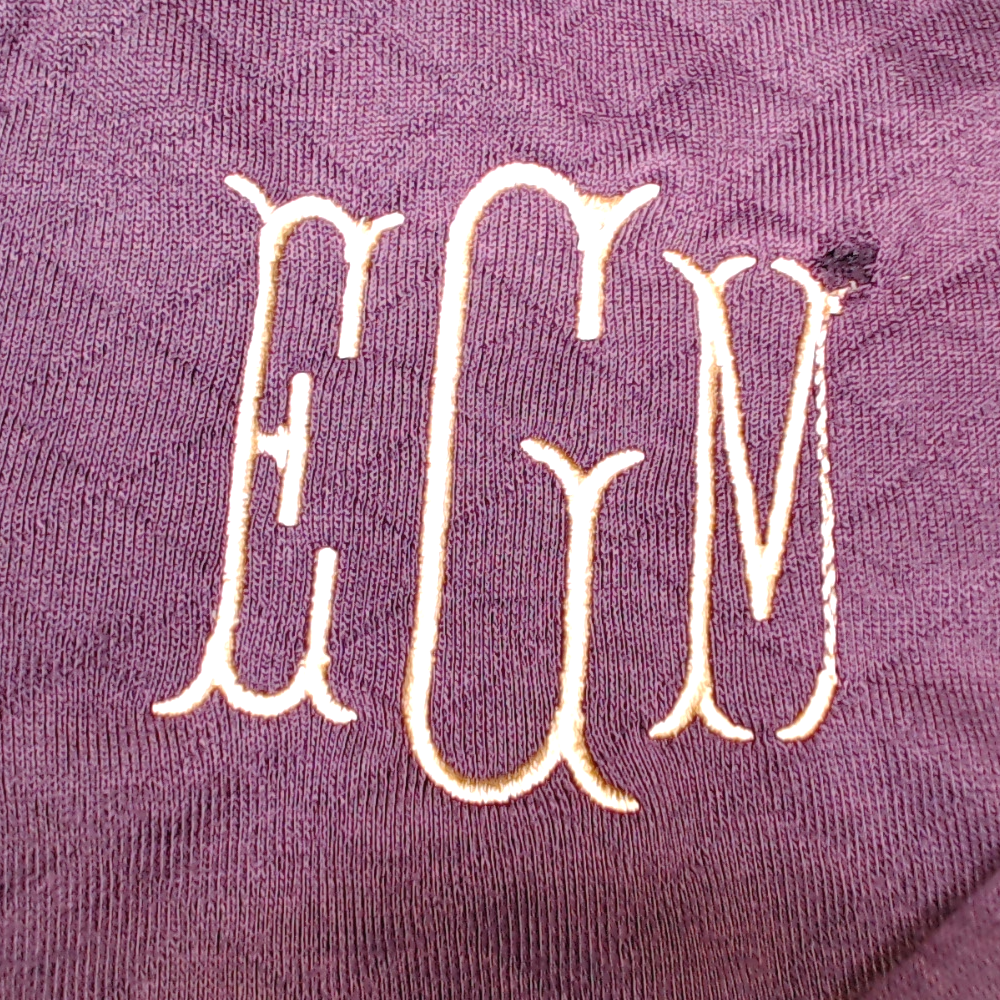 BLOOPER KIDS: Monogrammed Kids Quilted Pullover