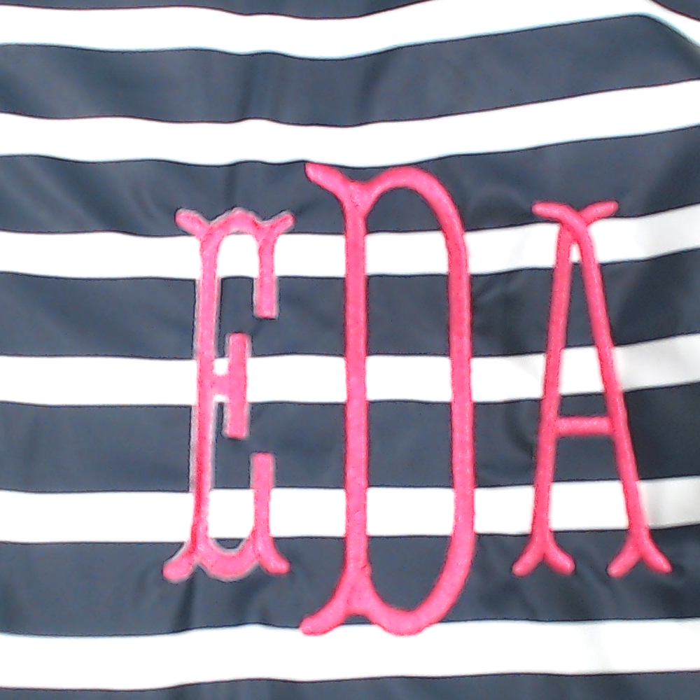 BLOOPER CLOTHING: Monogrammed New England Rain Jacket