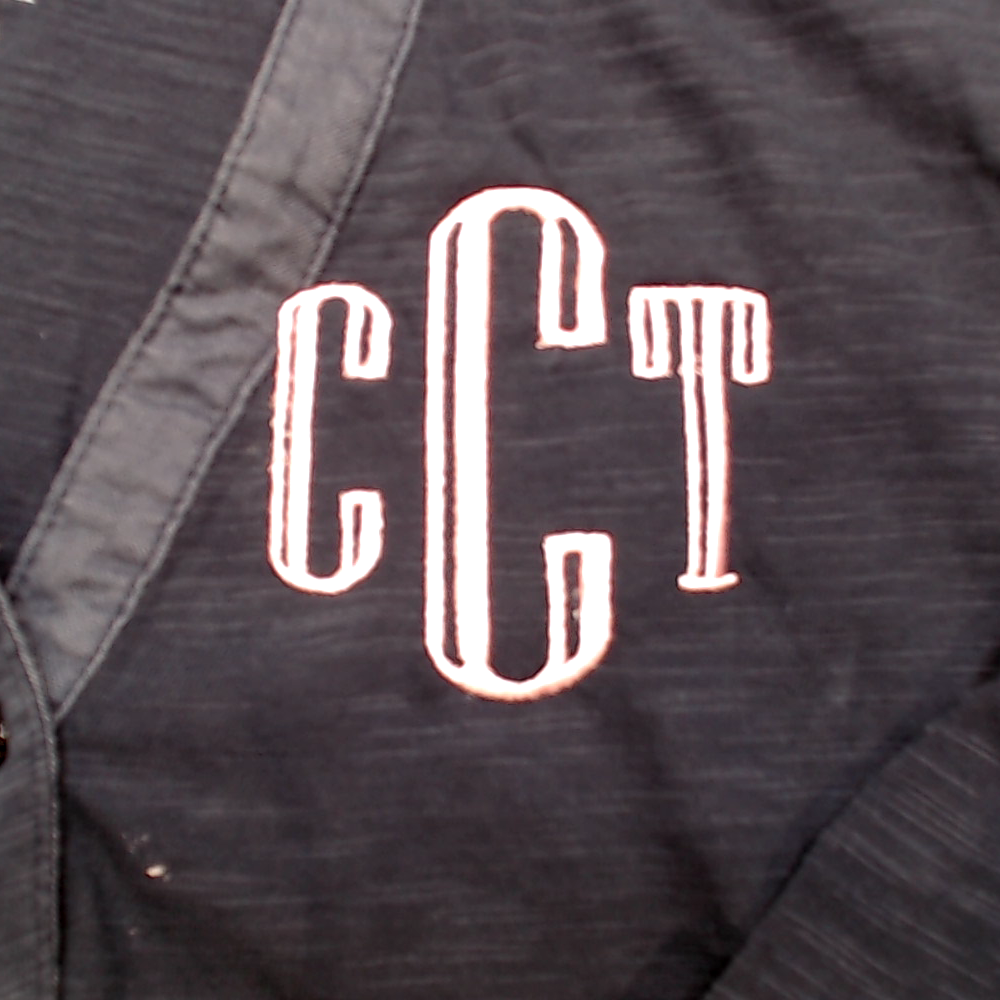 BLOOPER CLOTHING: Monogrammed Henley