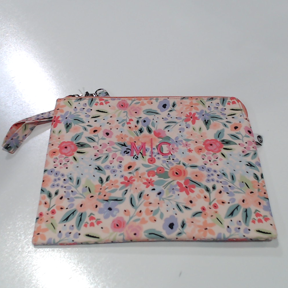 BLOOPER BAG: Monogrammed Wristlet Pouch