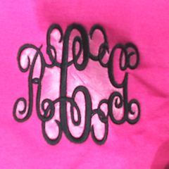 BLOOPER CLOTHING: Monogrammed Open Back Sweatshirt