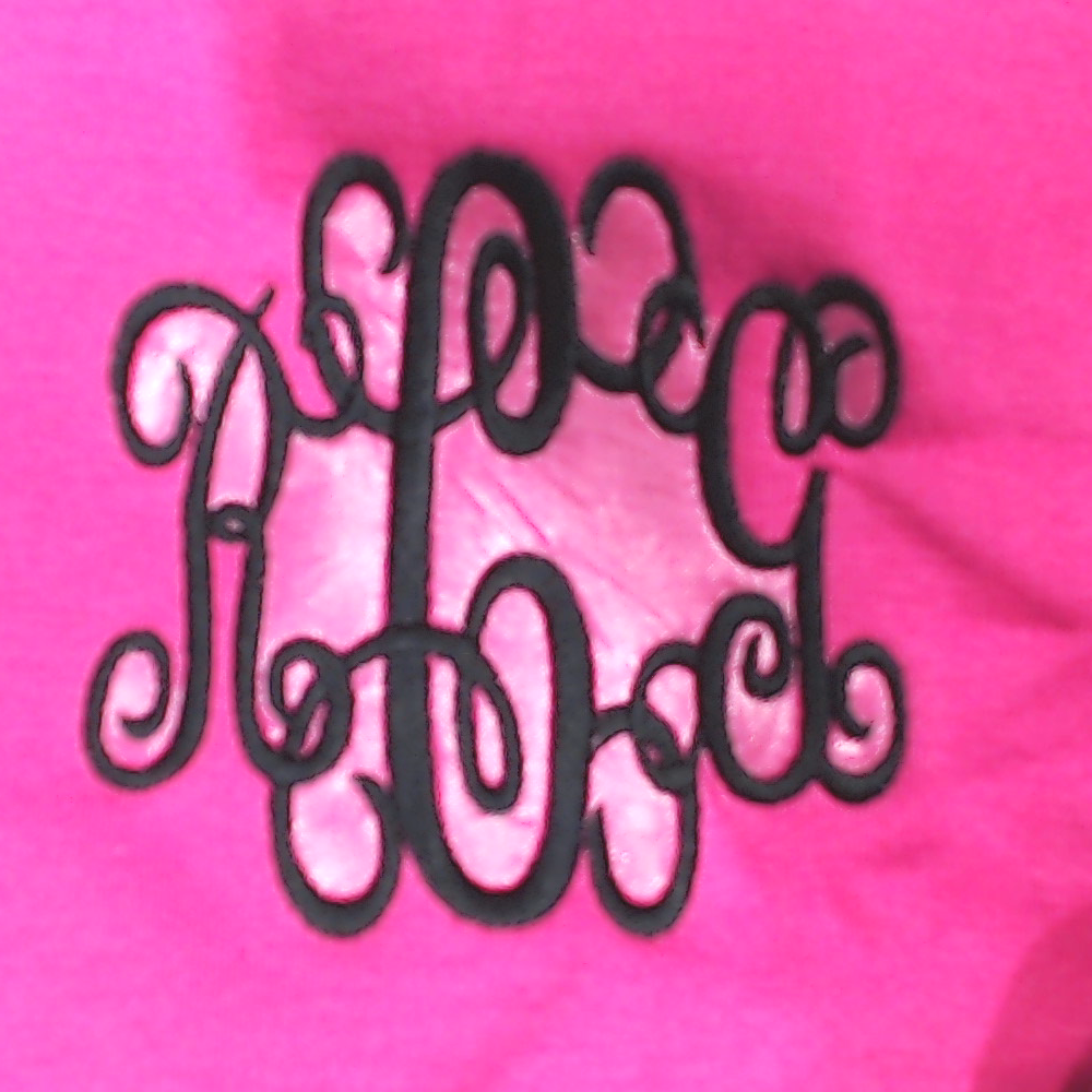 BLOOPER CLOTHING: Monogrammed Open Back Sweatshirt