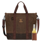 Wofford Terriers Waxed Canvas Cooler | Brown