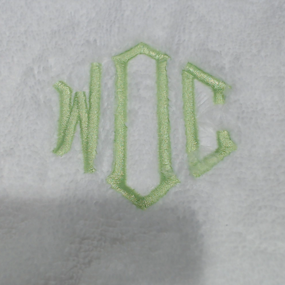 BLOOPER ACCESSORY: Monogrammed Hand Towel