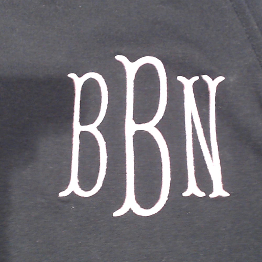 BLOOPER CLOTHING: Monogrammed Sweatshirt Joggers