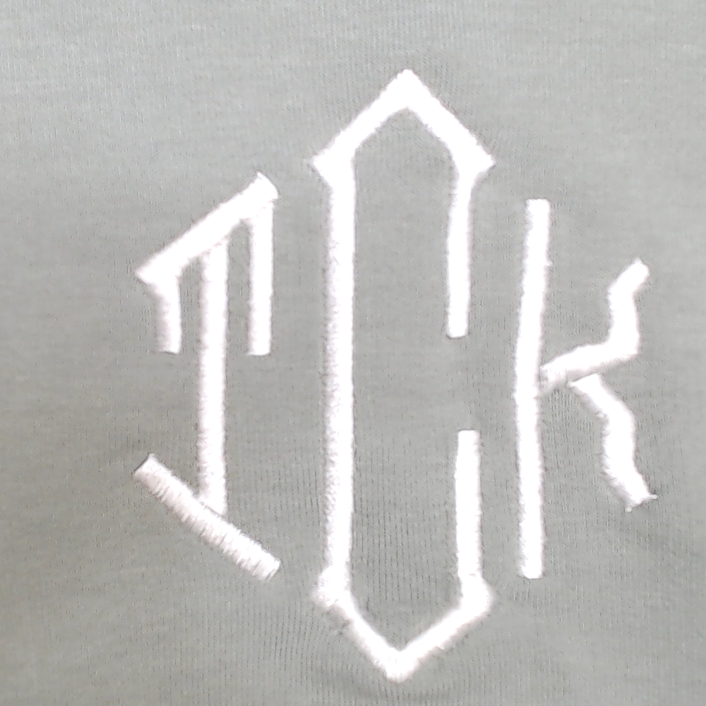 BLOOPER CLOTHING: Monogrammed Waffle Knit Pullover