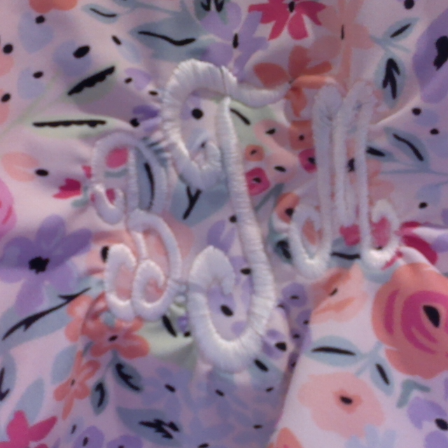 BLOOPER SWIM: Monogrammed Sarong