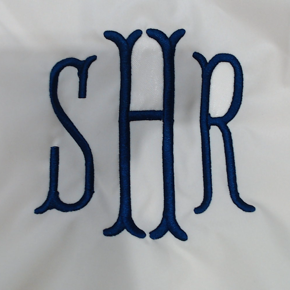 BLOOPER CLOTHING: Monogrammed Windbreaker Pullover