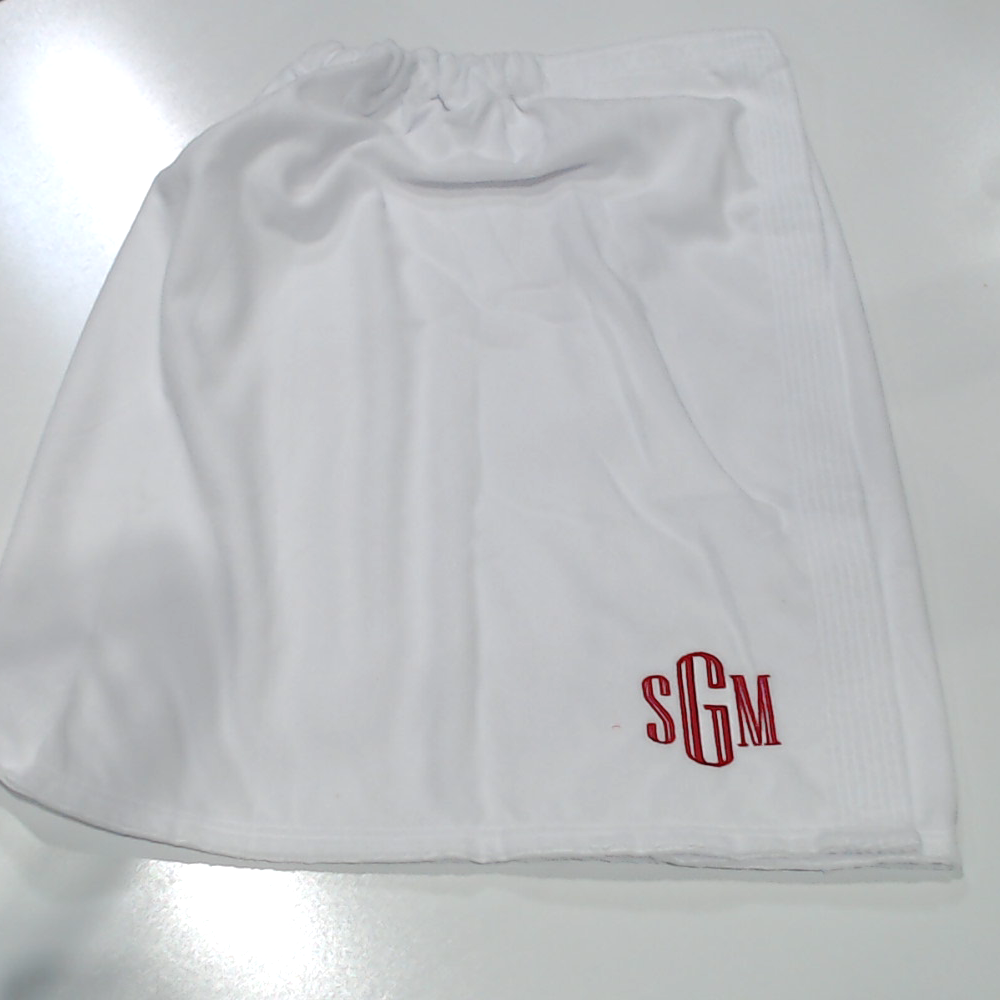 BLOOPER ACCESSORY: Monogrammed Towel Wrap