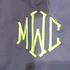 BLOOPER CLOTHING: Monogrammed Scalloped Exercise Dress
