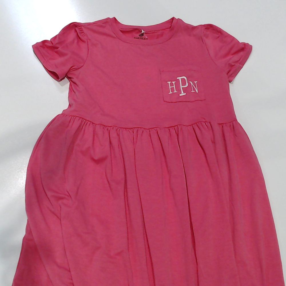 BLOOPER CLOTHING: Monogrammed T-Shirt Dress