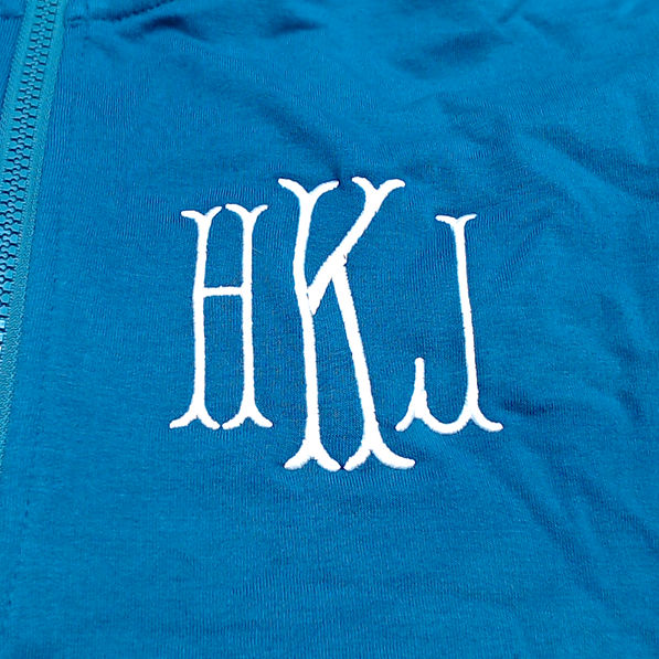 BLOOPER CLOTHING: Monogrammed Quarter Zip Sweatshirt