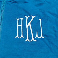 BLOOPER CLOTHING: Monogrammed Quarter Zip Sweatshirt