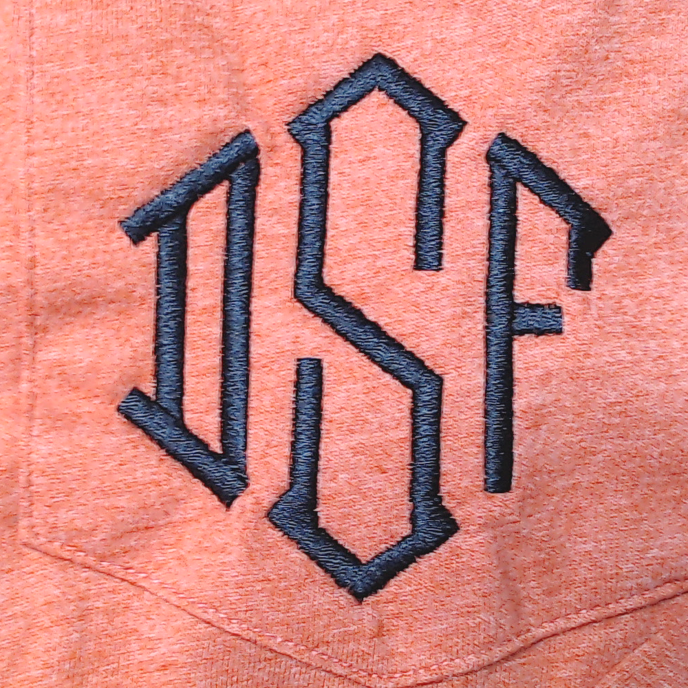 BLOOPER CLOTHING: Monogrammed Long Sleeve Shirt