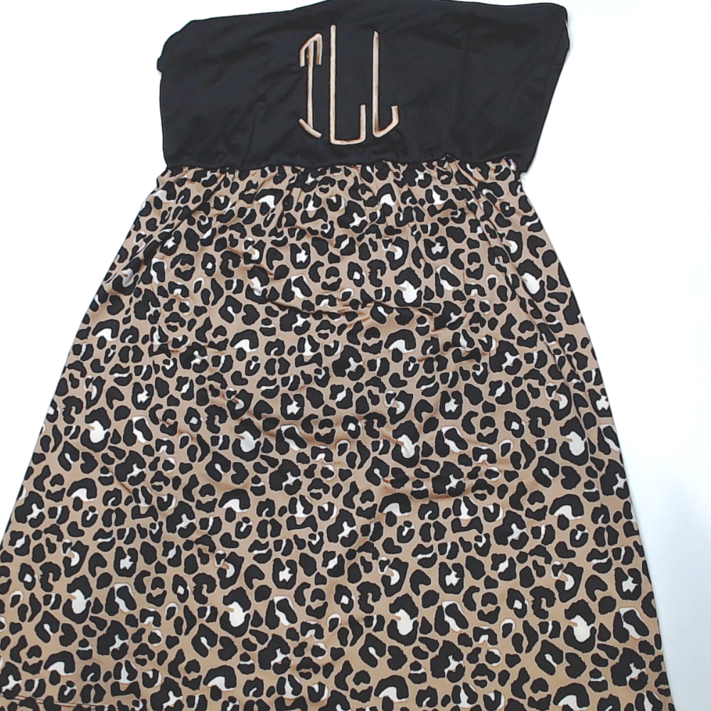 BLOOPER SWIM: Monogrammed Beach Cover Up
