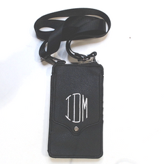 BLOOPER BAG: Monogrammed Phone Crossbody