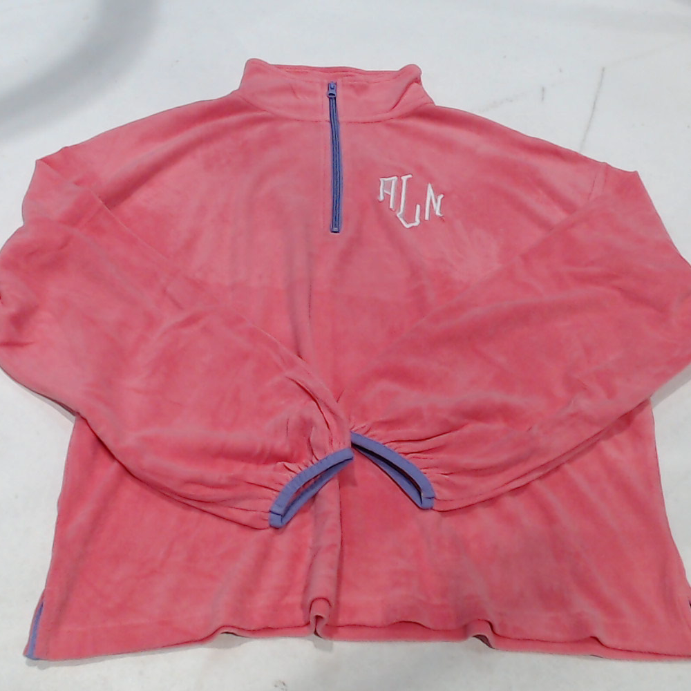 BLOOPER CLOTHING: Monogrammed Puff Sleeve Fleece Pullover