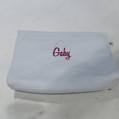 BLOOPER BAG: Monogrammed Terry Toiletry Bag