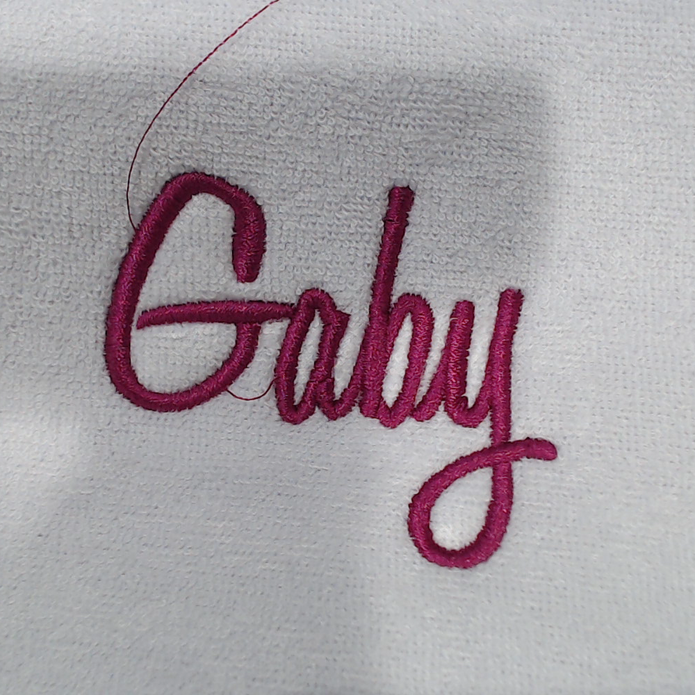 BLOOPER BAG: Monogrammed Terry Toiletry Bag