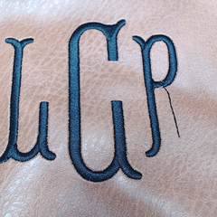 BLOOPER BAG: Monogrammed Saddlebag