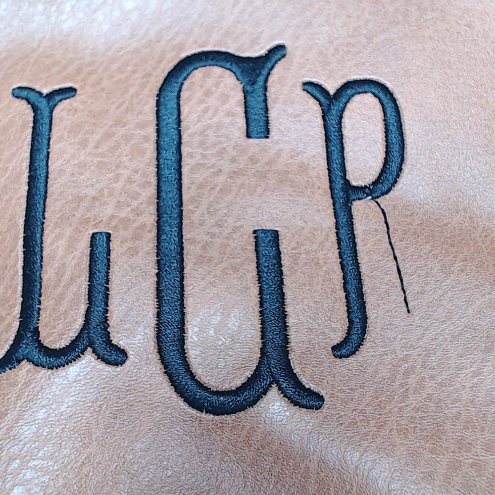 BLOOPER BAG: Monogrammed Saddlebag