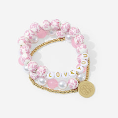 monogrammed girls love you bracelets