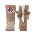 ohio state sherpa tie booties