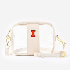 illinois fighting illini clear stadium crossbody bag